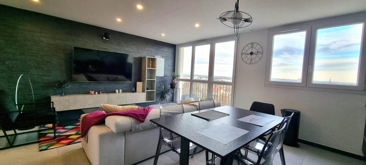 Apartamento Le Perchoir, High-End & Panoramic View Troyes Exterior foto