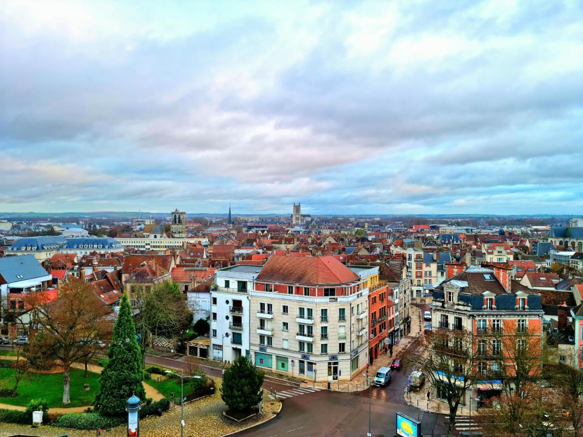 Apartamento Le Perchoir, High-End & Panoramic View Troyes Exterior foto